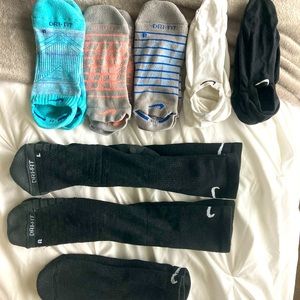 Nike socks- ankle & mid-calf
